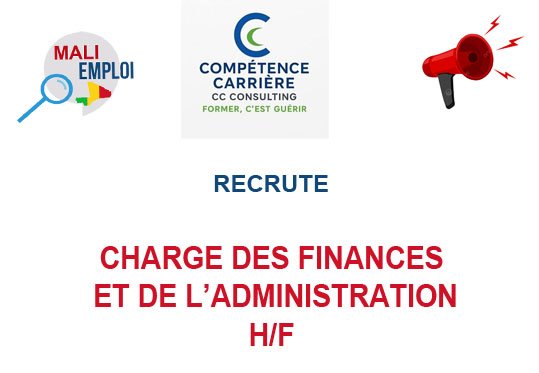 CC CONSULTING RECRUTE FINANCE AND ADMINISTRATION OFFICER H/F