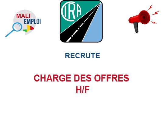 CIRA SAS RECRUTE CHARGE DES OFFRES H/F
