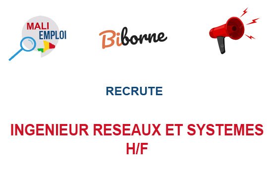 BIBORNE RECRUTE INGENIEUR RESEAUX ET SYSTEMES H/F