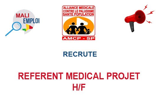 AMCP-SP RECRUTE REFERENT MEDICAL PROJET H/F