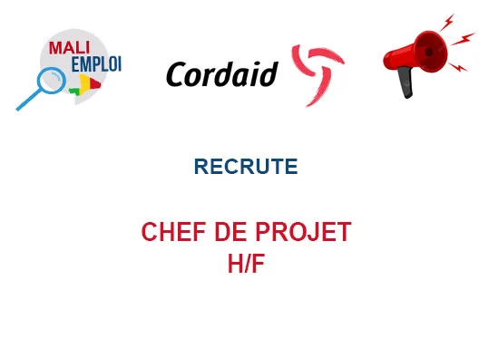 CORDAID RECRUTE CHEF DE PROJET H/F